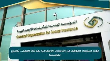 موعد استبعاد الموظف من التأمينات الاجتماعية بعد ترك العمل.. توضيح المؤسسة